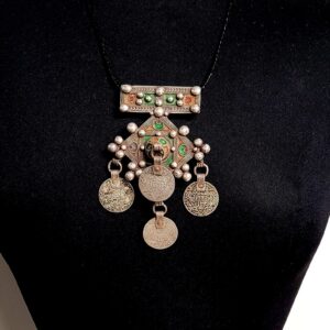 Amazigh Rare Vintage Tribal Silver Cross Pendant croix