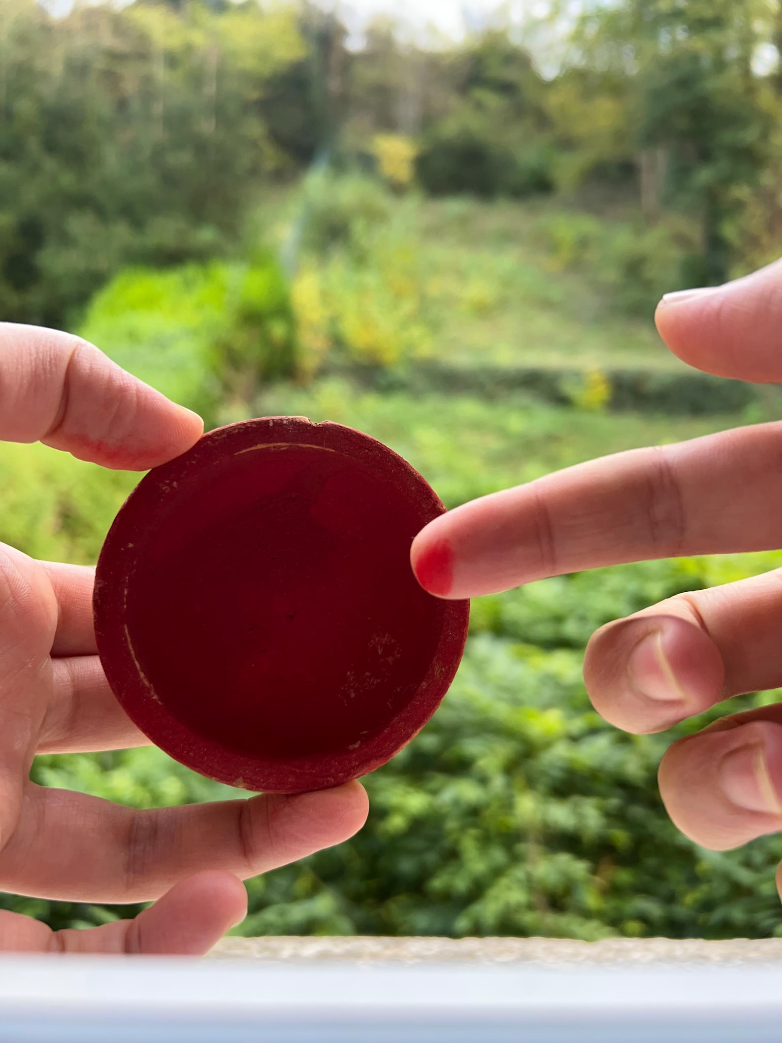 Amazigh Aker Fassi Natural Red Lip Tint Clay Bowl