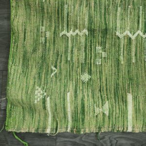 Berber Green Authentic Wool Tribal Boho Living Rug
