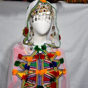 Berber Wedding Dress Caftan Headdress Burnouse Set Kaftan