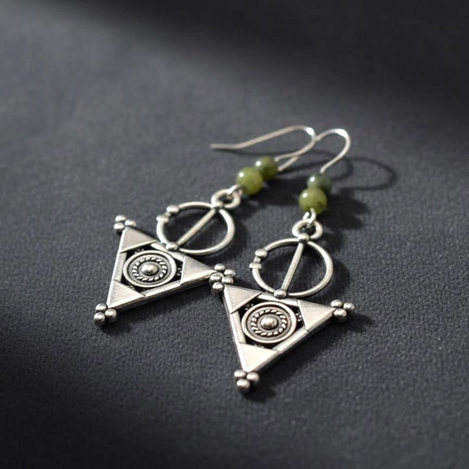 Amazigh Boucles d oreilles femme berbère Tizerzit Earrings
