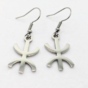 Amazigh Boucles d'oreilles YAZ tifinagh d oreilles Adaptation