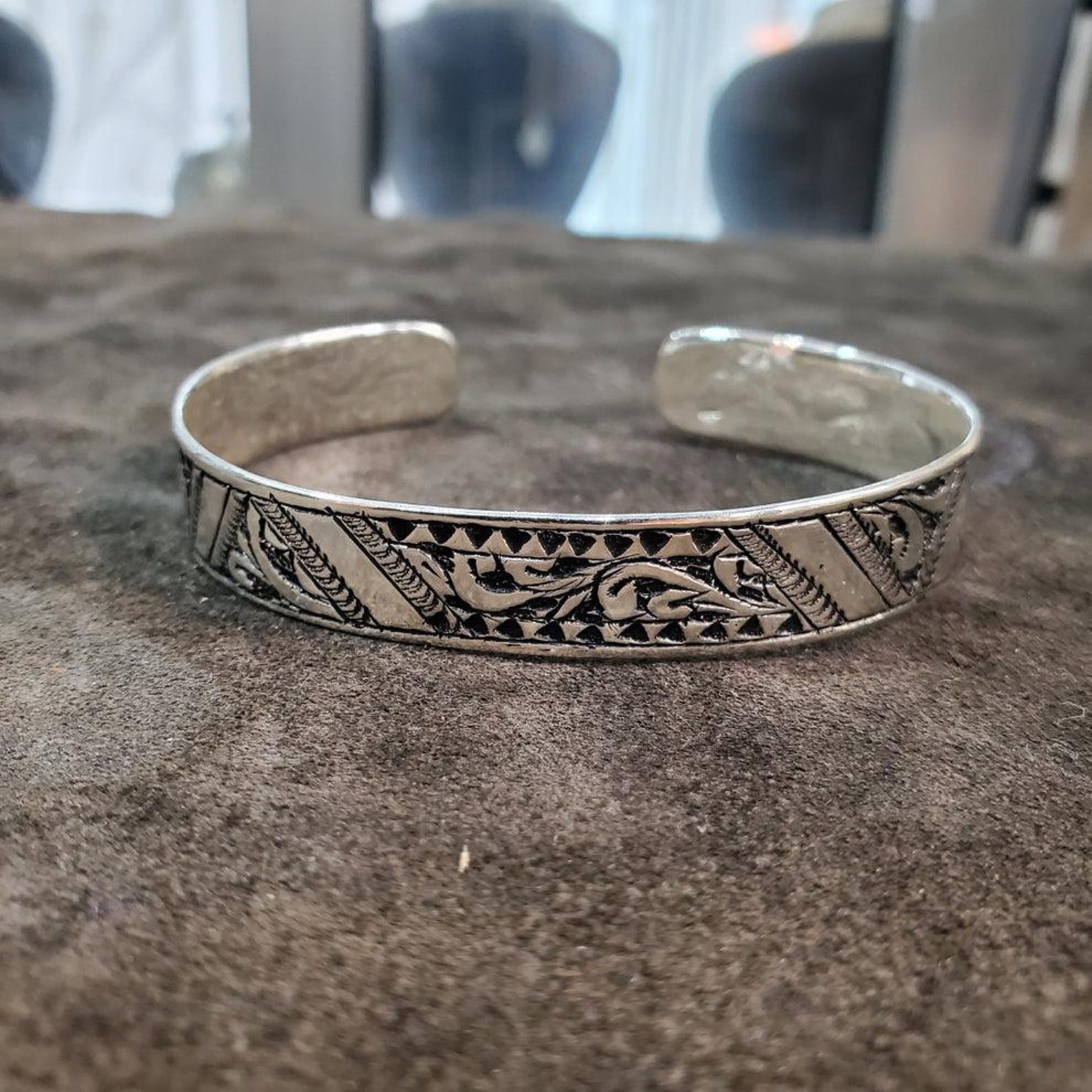 Berber Authentic Silver Sterling Bangle Handmade Tunisian Bracelet