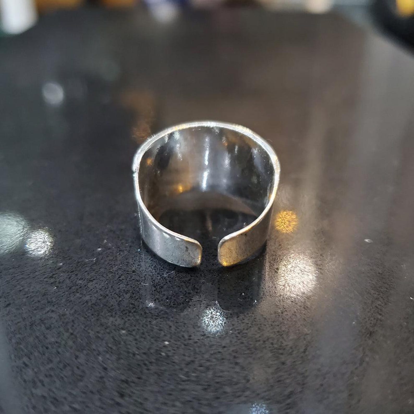Amazigh Berber Margoum Hand-Engraved Sterling Silver 925 Ring by Lunja