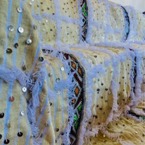 Amazigh Handira Handwoven Wool and Cotton Wall Art