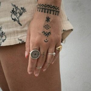 Amazigh Tribal Henna Stencil Set Body Art Design Collection