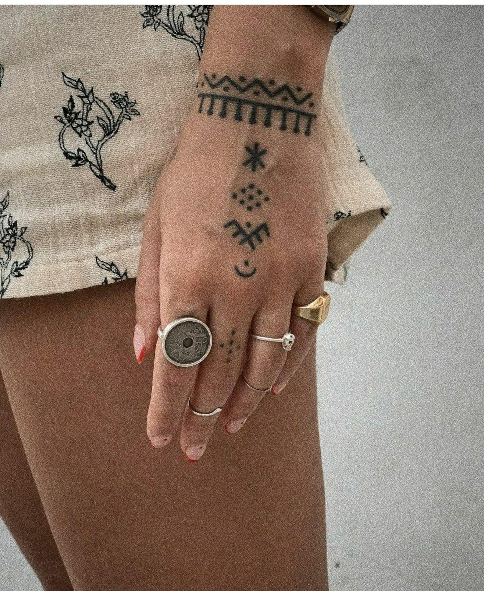 Amazigh Tribal Henna Stencil Set Body Art Design Collection