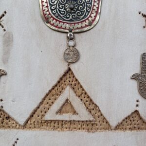 Berber Handmade Willow Wood Hamsa Wall Decor Symbols Boho Art