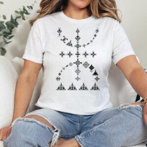 Berber Kabyle Yaz Symbol Design Traditional Style Shirt