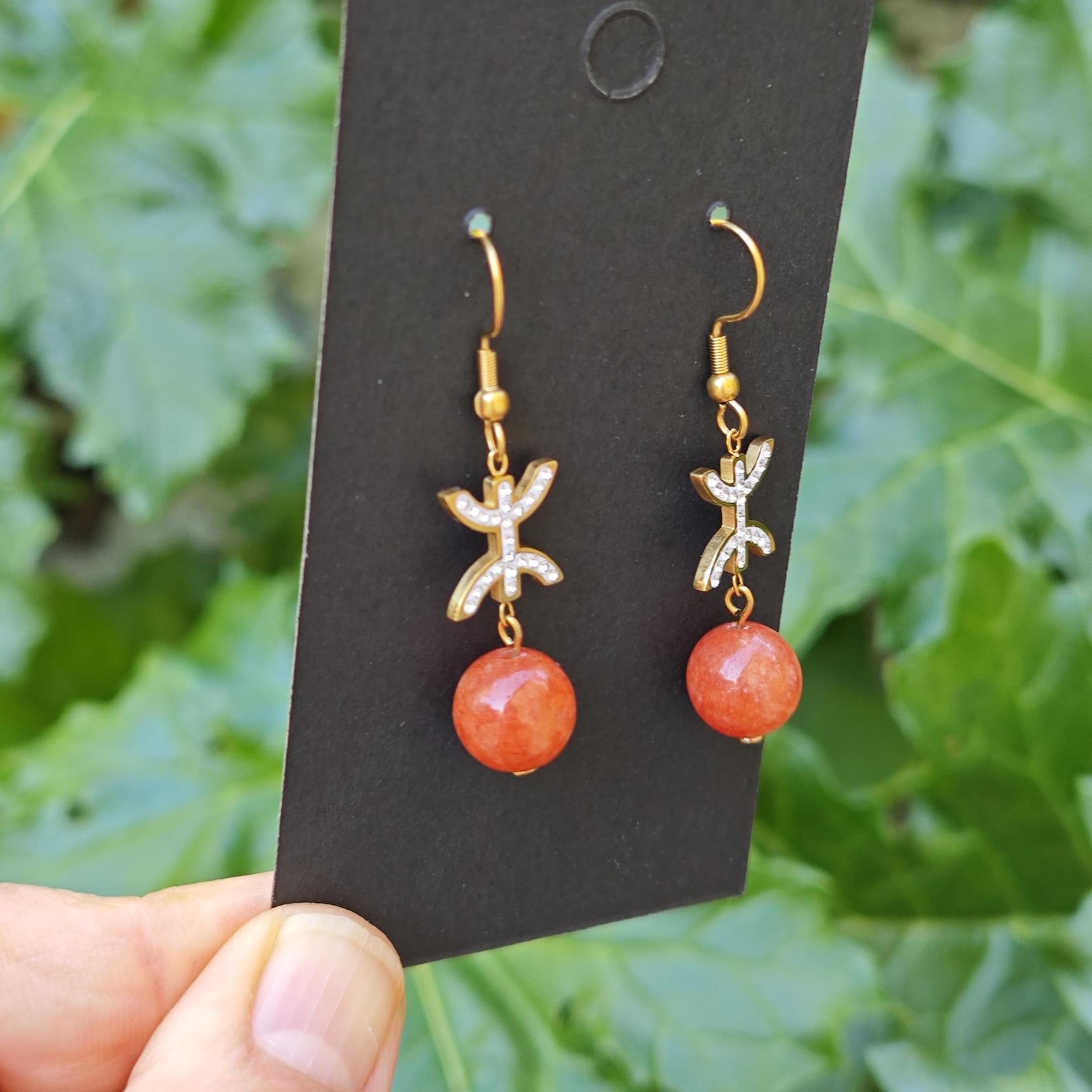 Amazigh Boucles d oreilles YAZ tifinagh acier inoxydable