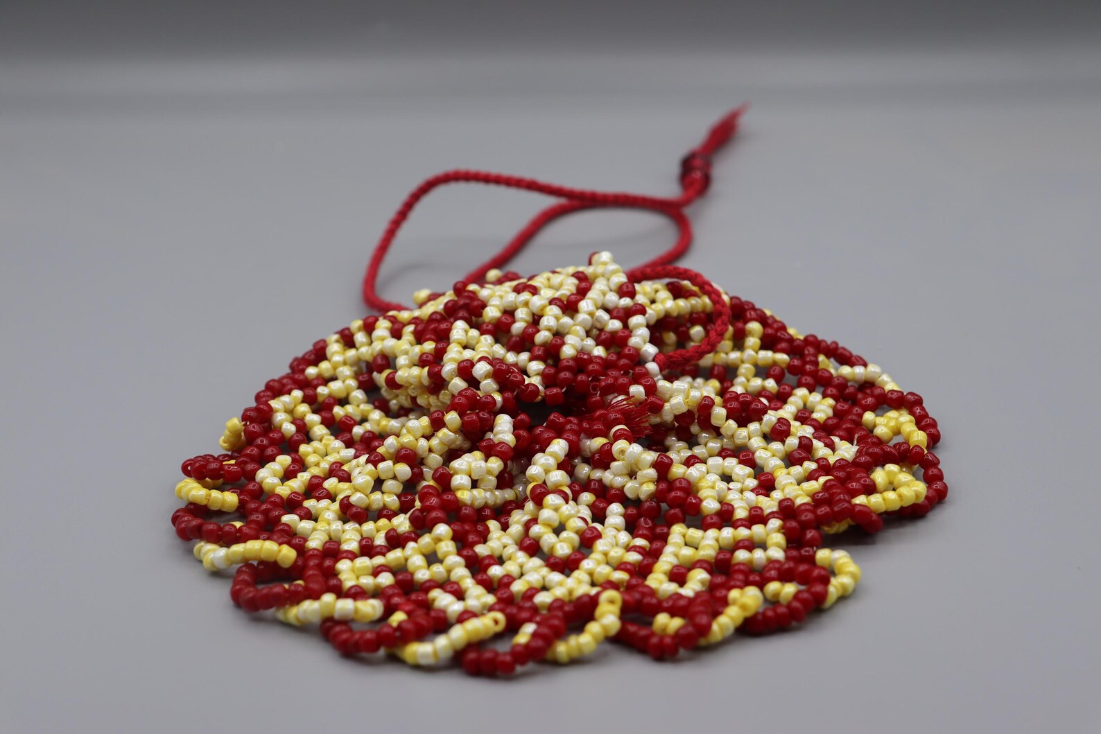 Berber Handmade Crystal Glass Beaded Ethnic Tribal Statement Necklace