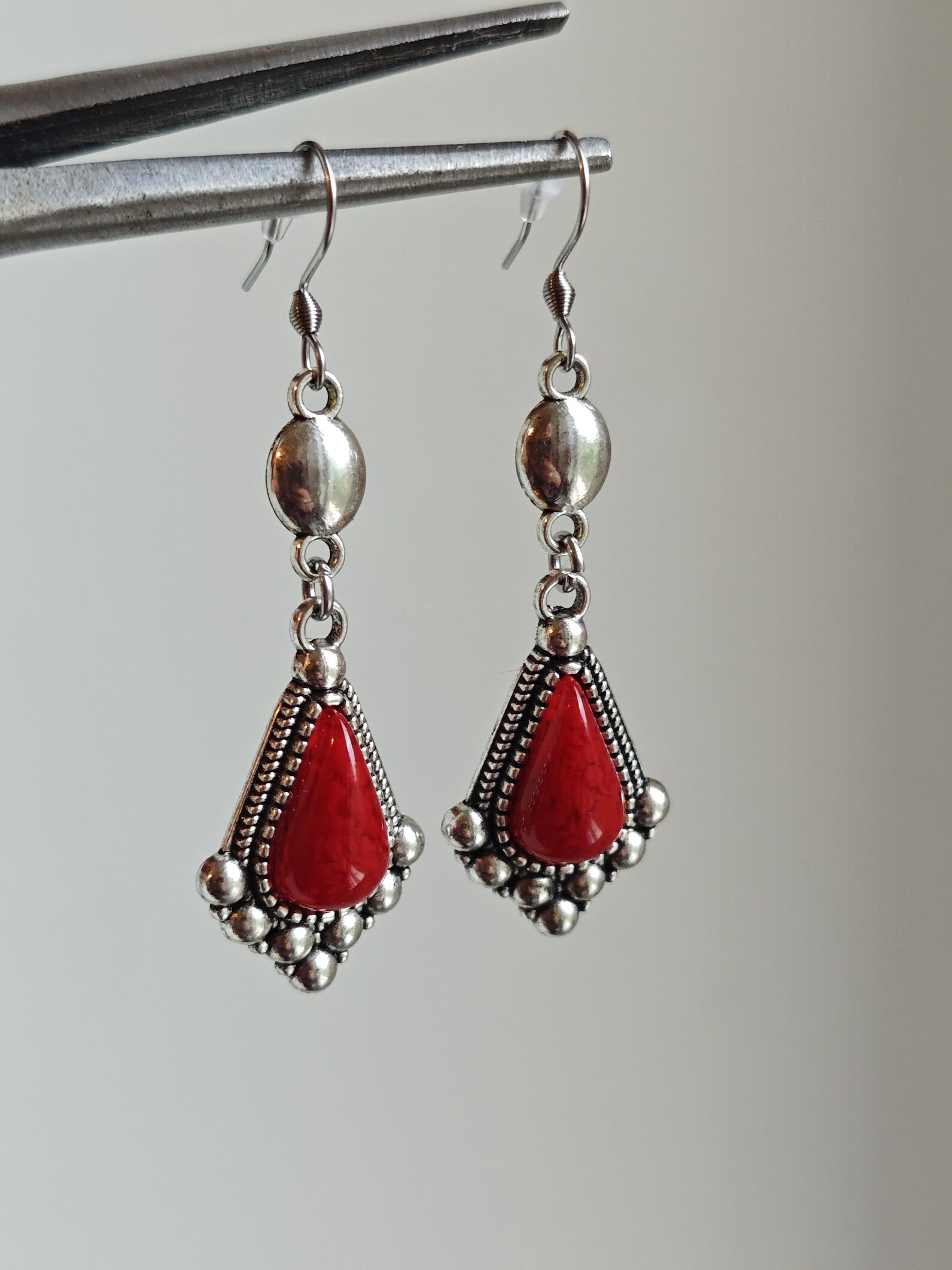 Amazigh Boucles d oreilles femme- kabyle berbère traditionnelle