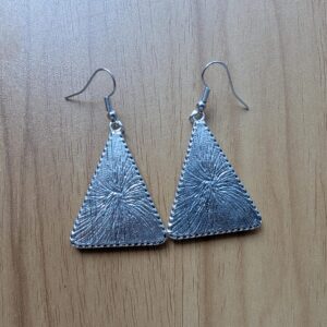 Amazigh Boucles d oreilles ethniques triangulaires Kabyle Earrings