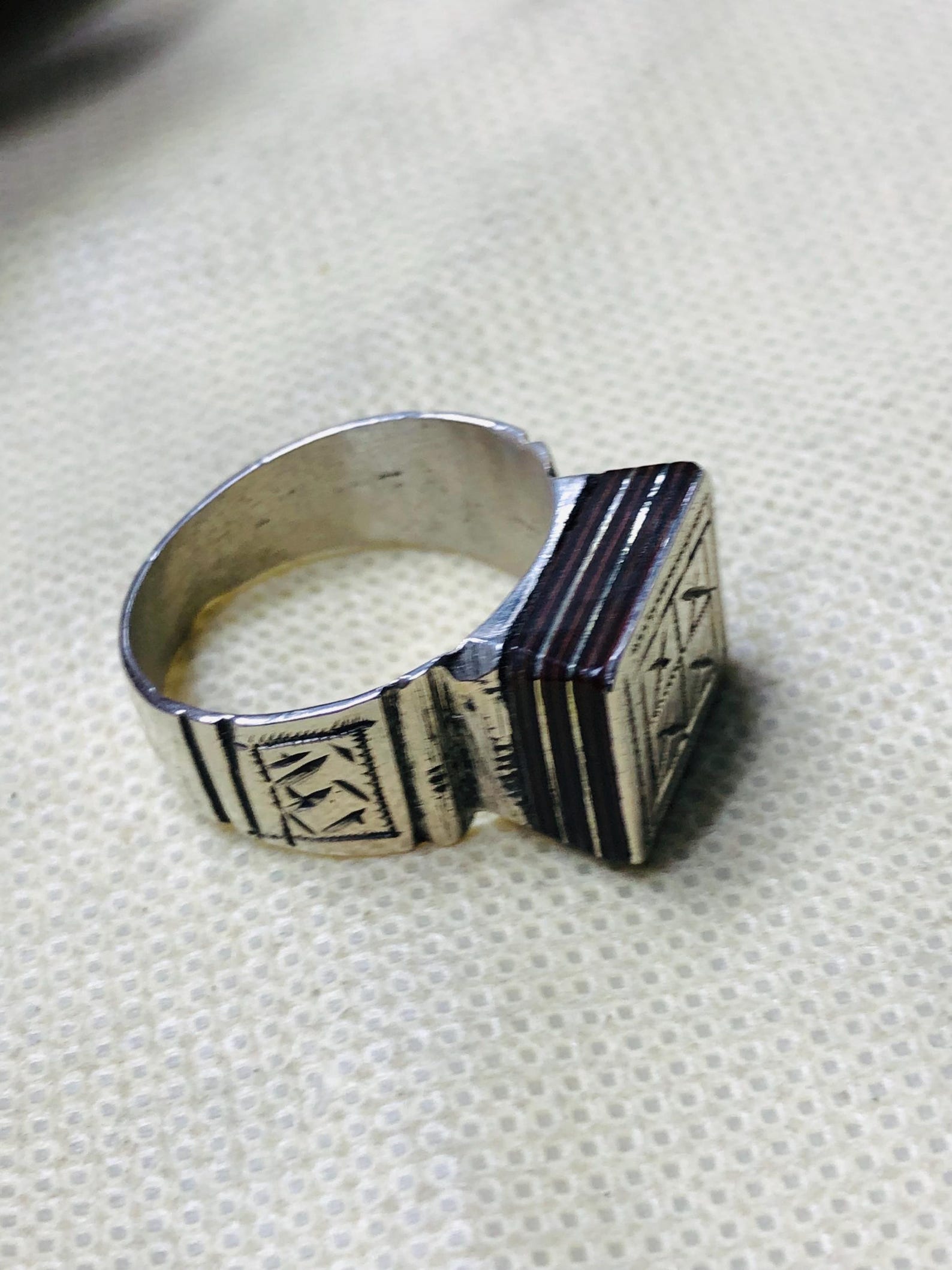 Amazigh Bague en argent Tribal Touareg Berbère Ring