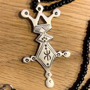 Amazigh Tuareg Symbol Metal Necklace for Everyday Jewelry
