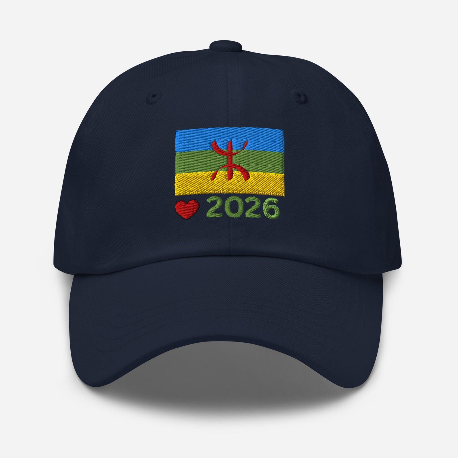 Berber Flag Embroidered Pride Dad Hat Cap for Everyday Heritage Style Use