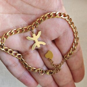 Amazigh Berber Kabyle Yaz Women's Stainless Steel Chain Bracelet