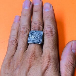 Amazigh Gravure amazighe Ring Silver Tribal Touareg Berbère