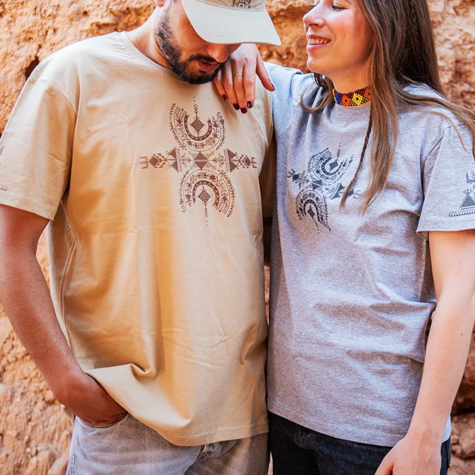 Berber YAZ Symbol Graphic Unisex Cotton Heritage Shirt