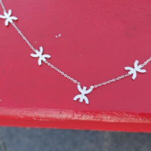 Five-Charm Amazigh Yaz Tifinagh Berber Kabyle Stainless Steel Necklace