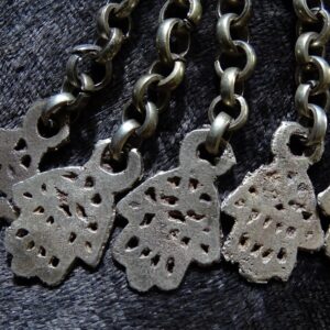 Berber Rare Antique Fine Silver Chain Pendant Necklace