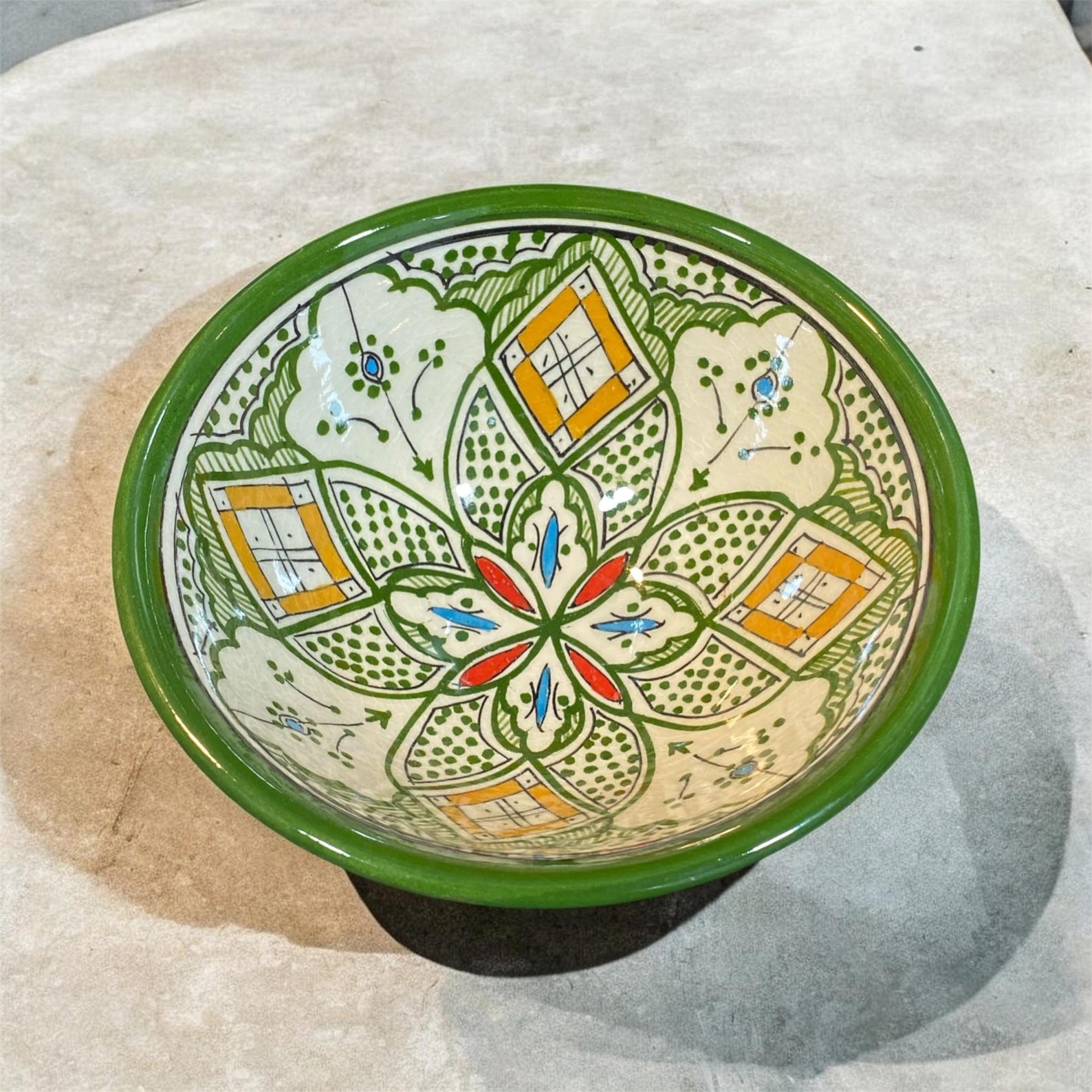 Amazigh Ceramic Set Handmade Colorful Pottery Bowls Bowl