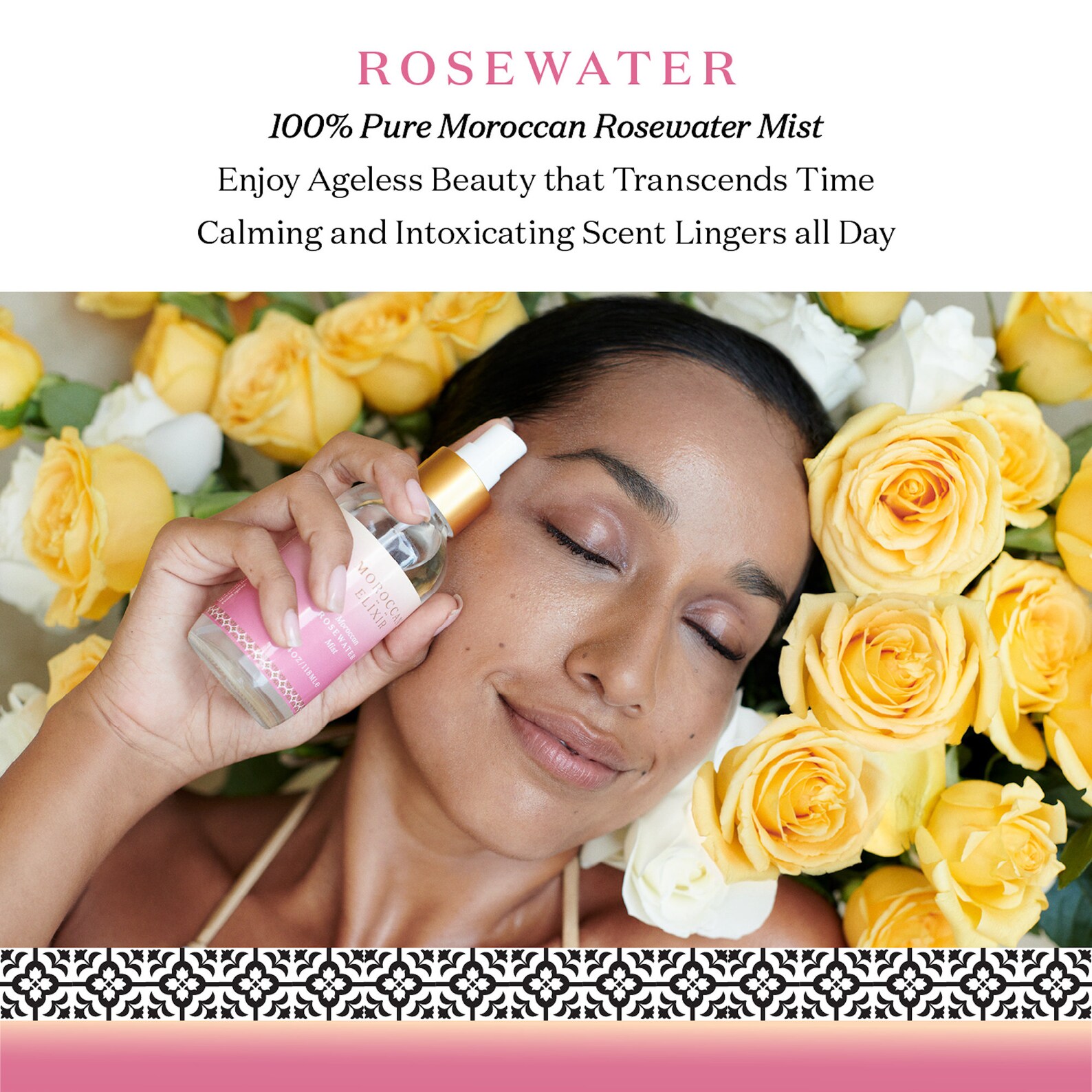 Berber ROSE WATER Mist Red Eye Oil for Everyday Heritage Style Use