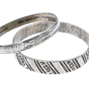 Berber Antique Silver Child Bracelet from Northern Jewelry Tradition