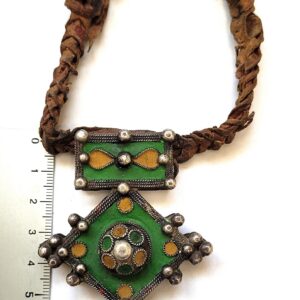 Amazigh Antique Rare Tribal Cross Silver Pendant Antiquité