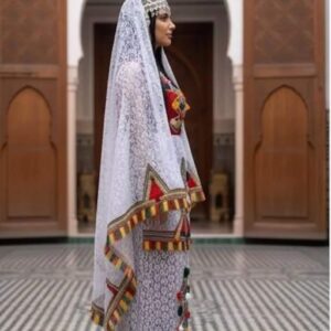 Berber Authentic Bridal Dress Set Handmade Wedding Headband