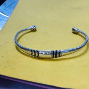 Handmade Amazigh Tuareg Sahara Tribal Silver Adjustable Cuff Bracelet