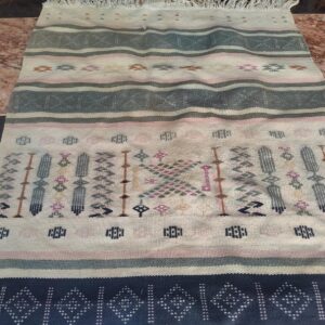 Berber Vintage antique Handwoven Textile Tribal Rug Runner