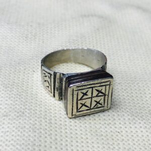 Amazigh Bague en argent Tribal Touareg Berbère Ring
