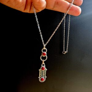 Amazigh Yaz Tifinagh Kabyle Berber Stainless Steel Men's Pendant Necklace
