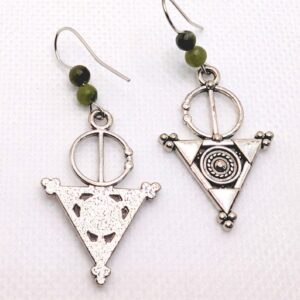Amazigh Boucles d oreilles femme berbère Tizerzit Earrings