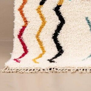Berber Colorful Geometric Wool Handmade Area Tribal Rug