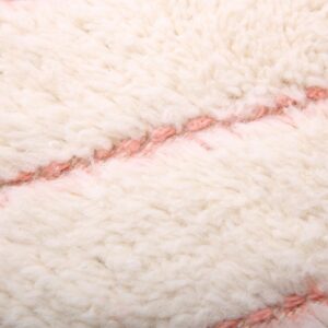Custom Amazigh Berber Natural Wool Geometric Living Room Rug