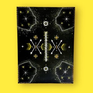 Amazigh Agistri Night African Symbols Island Painting Wall Art