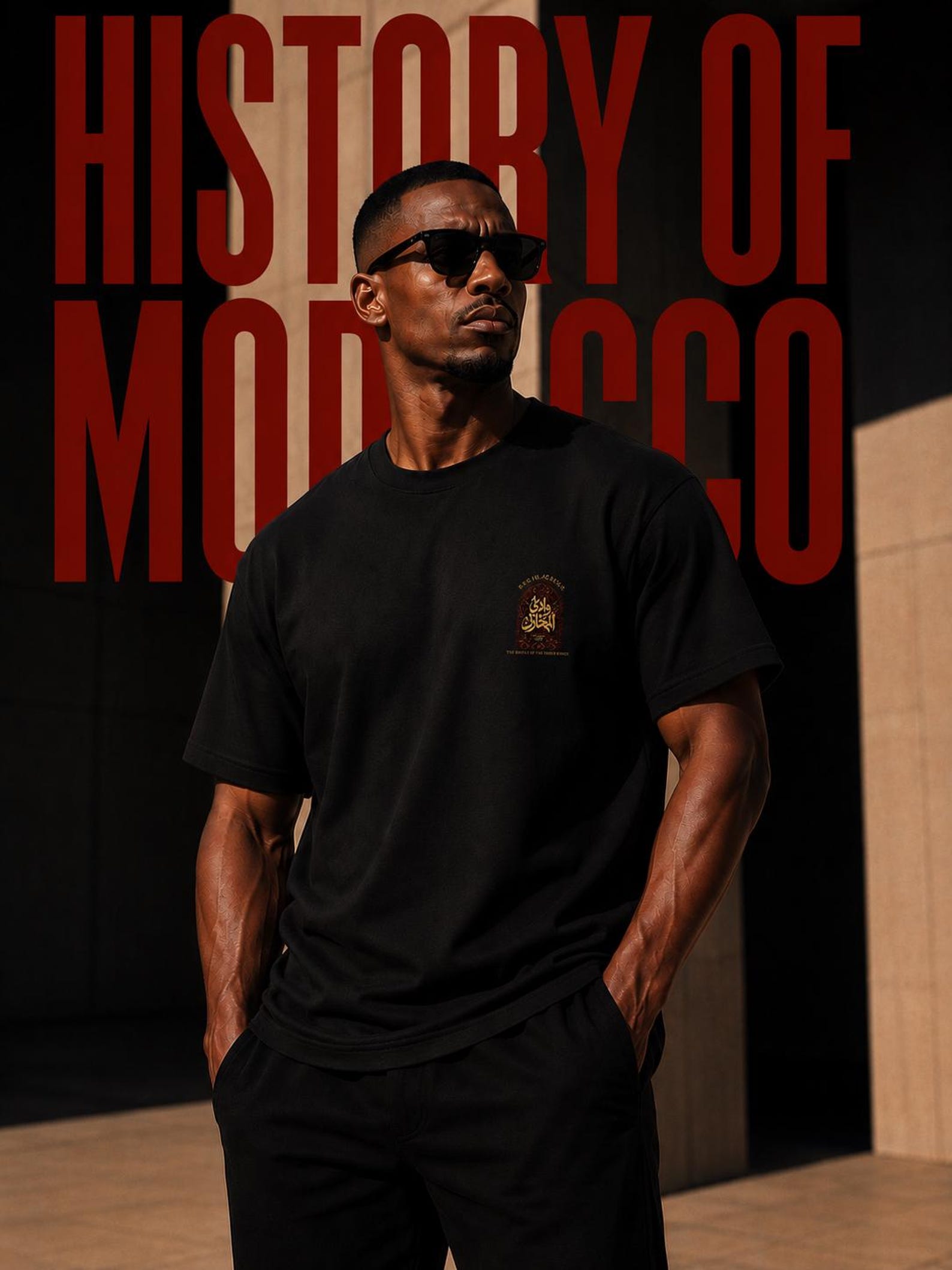 Amazigh T-Shirt Battle Three Kings Historical Design Wadi