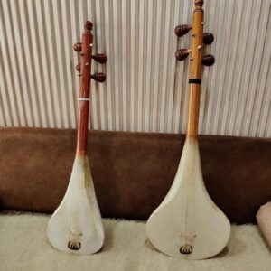 Amazigh Traditional Loutar 4-String Plucked Lute Handmade Musical Instrument