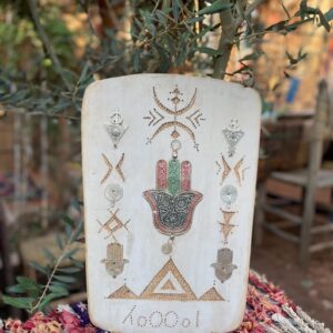 Berber Handmade Willow Wood Hamsa Wall Decor Symbols Boho Art