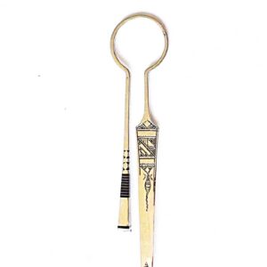 Amazigh Handmade Tuareg Engraved 800 Silver Ebony Bookmark