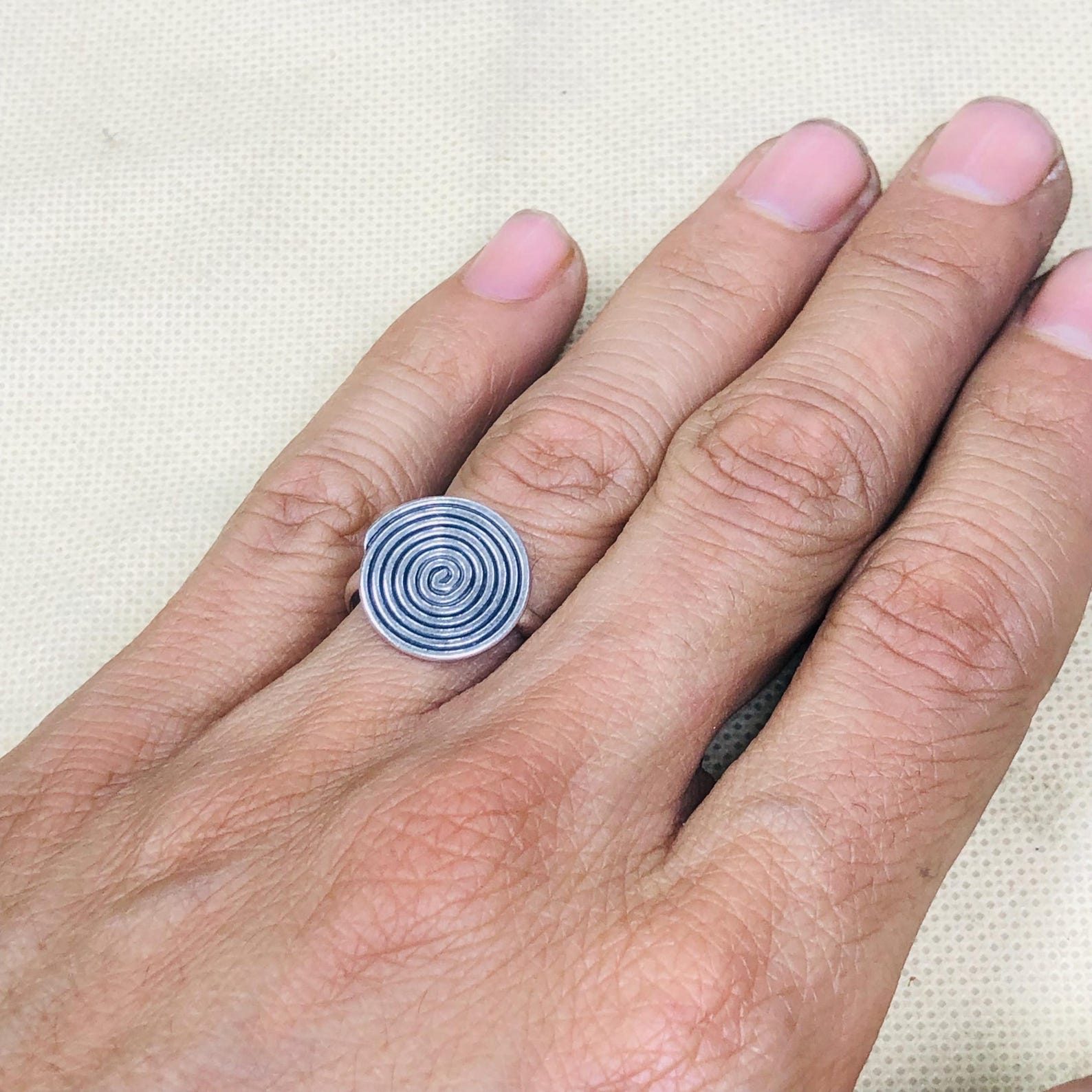 Amazigh Jewelry Traditionnels Marocains Ring Berbère Silver Handmade