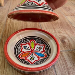 Berber Hand-Painted Authentic Ceramic Design Colorful Kitchen Tagine