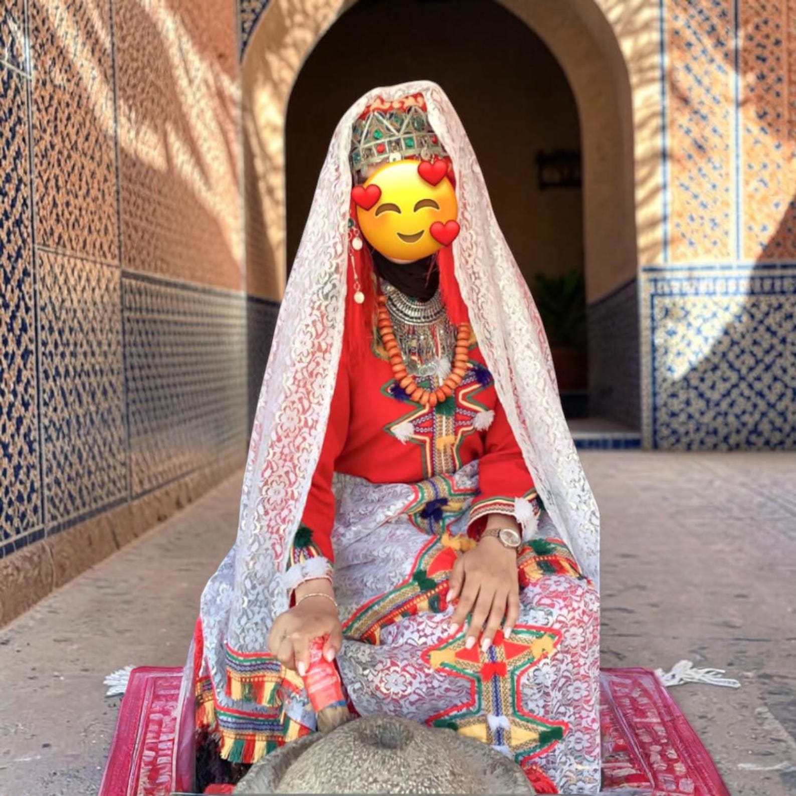Berber Authentic Traditional Dress Handmade s Folk Kaftan