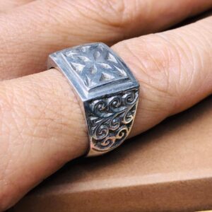 Amazigh Jewelry Traditionnels Marocains Ring Berbère Silver Handmade