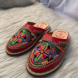 Berber Authentic Adouko Babouche Handmade Leather Babouche Shoes