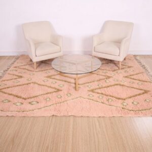 Custom Amazigh Berber Wool Living Room Handmade Bohemian Rug