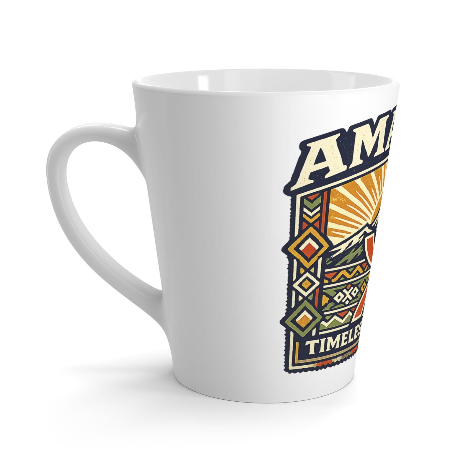 Berber Timeless Heritage Latte Symbol Mountain Sunrise Mug