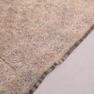 Berber Vintage Wool Rug 6.4 ft x 11.1 ft